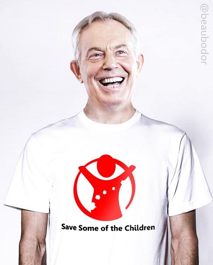 Tony Blair - save some of the children
