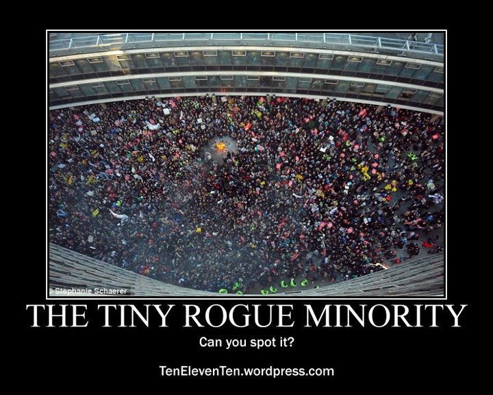 spot the tiny rogue minority